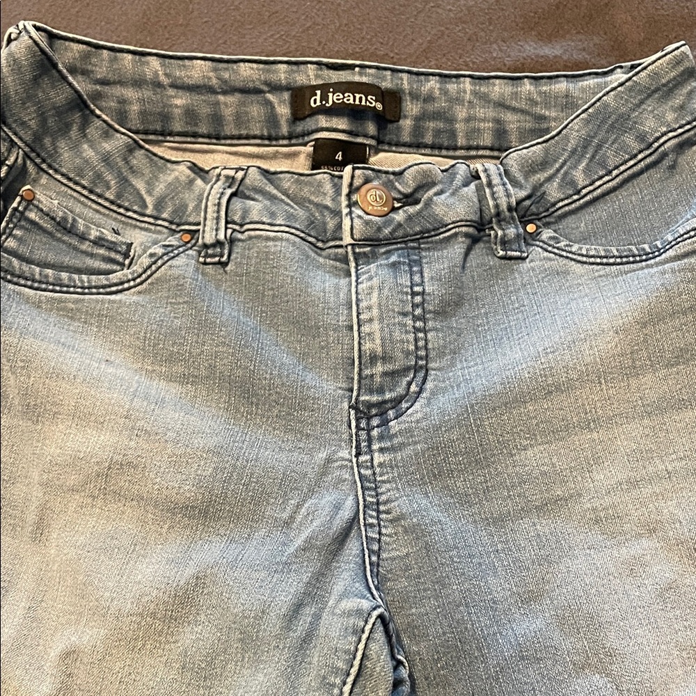 D. Jeans Women's High Rise Light Blue Denim